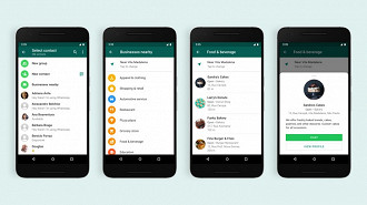 Capturas de tela da nova funcionalidade do WhatsApp. Fonte:  Will Cathcart (Twitter)