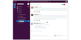 Funcionamento das mensagens de vídeo no Slack. Fonte: Slack