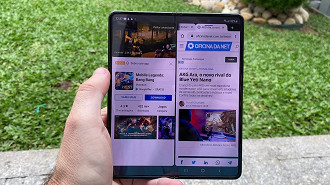 Galaxy Z Fold 3 duas telas