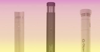 Imagem ilustrativa de microfones condensadores de diafragma pequeno (Small Diaphram Condensor Microphones). Fonte: landr blog