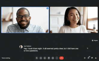 Legendas geradas e traduzidas em tempo real no Google Meets. Fonte: Google