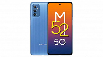 Galaxy M52 5G, (Imagem: Reprodução/Samsung)