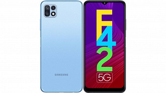 Galaxy F42 5G. (Imagem: Reprodução/Samsung)
