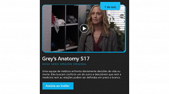 Amazon Prime confirma temporada 17 de Grey´s Anatomy Amazon Prime confirma temporada 17 de Grey´s Anatomy