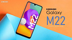 Galaxy M22 chega ao Brasil com câmera quádrupla de 48MP e bateria parruda Galaxy M22 chega ao Brasil com câmera quádrupla de 48MP e bateria parruda