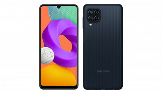 Galaxy M22. (Imagem: Reprodução / Samsung)