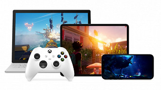 O Xbox Cloud Gaming estará disponível para PC, celular e tablet (Android e iOS). (Imagem: Reprodução/Microsoft)