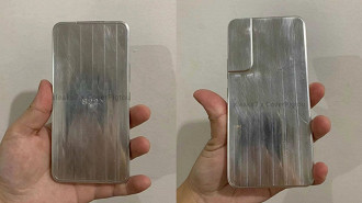 Galaxy S22 terá o mesmo módulo de câmeras do Galaxy S21. (Crédito: Reprodução / CoverPigtou)