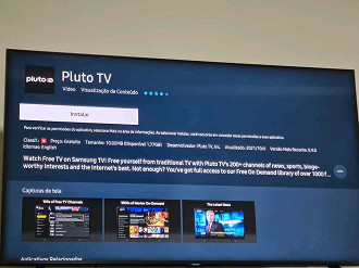 Pluto TV já pode ser baixado nas TVs Samsung. (Crédito: Martinho Rocha/Reprodução)