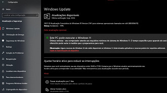 Atualização KB5006670 para Windows 10 versão 21H1 sendo instalada. Fonte: Vitor Valeri