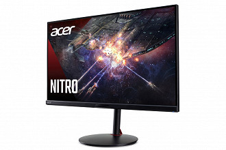 Com 27 polegadas e tecnologia FreeSync, o monitor deve brigar entre os modelos mais completos da categoria.  (Crédito: Acer/Reprodução)