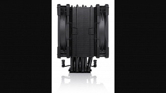 Novo Cooler para CPUs de Desktop Noctua Chromax Black NH-U12S. Fonte: Noctua