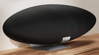 Nova caixa de som nova B&W Zeppelin. Fonte: Bowers & Wilkins Nova caixa de som nova B&W Zeppelin. Fonte: Bowers & Wilkins