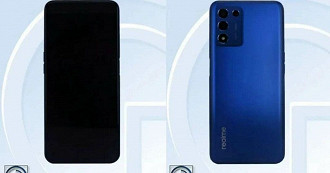 Suposto design d Realme Q3s. (Crédito: TENAA/Reprodução)