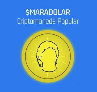 A maradólar é a primeira criptomoeda dedicada a Diego Maradona. (Crédito: Maradólar/Reprodução)