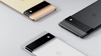 Câmeras do Google Pixel 6 e Pixel 6 Pro. (Crédito: Google/Reprodução)