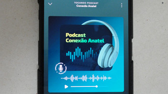 Foto do podcast Conexão Anatel no app Spotify. Fonte: Vitor Valeri