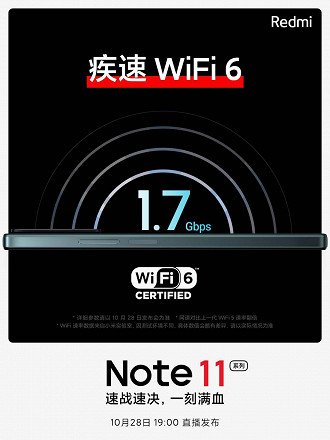 Certificação do Wi-Fi 6 garantida. (Crédito: Xiaomi/Reprodução)