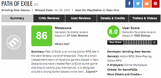Boas notas no Metacritic.