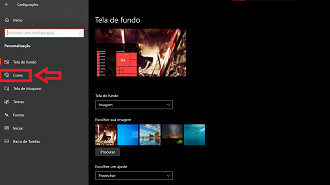 Passo 04 - Como utilizar o modo escuro no Windows 10. Fonte: Vitor Valeri