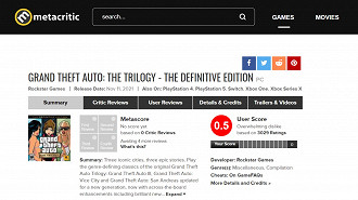 Grand Theft Auto: Trylogia - Metacritic