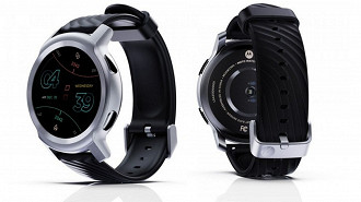 Moto Watch 100 tem tela circular de 1,3 polegadas. (Crédito: Motorola/Divulgação)