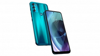 O Moto G71 tem uma ficha técnica intermediária com alguns aspectos de modelo premium. (Crédito: Motorola/Divulgação)