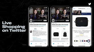 Compras durante transmissões ao vivo. Fonte: Twitter