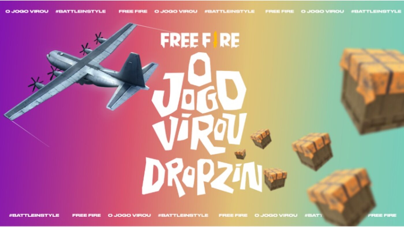 Free Fire inicia campanha 'O Jogo Virou Dropzin' e dá códigos para  jogadores - Geek - Diário do Nordeste