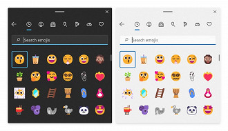 Novos emojis no Windows 11. Fonte: Microsoft