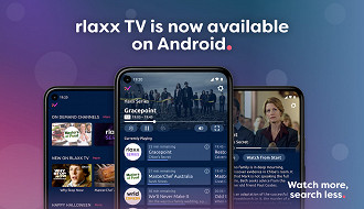 rlaxx TV agora está disponível para Android. (Crédito: rlaxx TV/Reprodução)