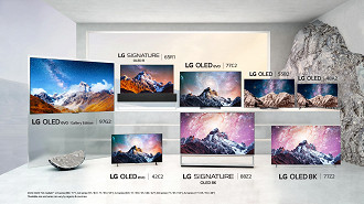 Novas TVs LG OLED 2022. Fonte: LG