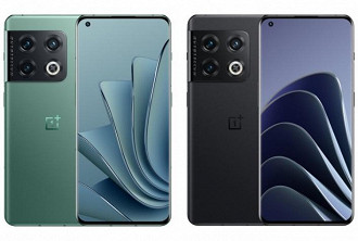 OnePlus 10 Pro nas cores Verde e Preto. (Crédito: OnePlus/Divulgação)