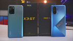 Xiaomi POCO F3 ou POCO X3 GT: Qual é o melhor? Qual comprar? - COMPARATIVO Xiaomi POCO F3 ou POCO X3 GT: Qual é o melhor? Qual comprar? - COMPARATIVO