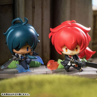 Coleção de figures Genshin Impact Senjou no Yuushi. Fonte: miHoYo