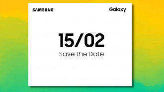 No Brasil, o lançamento deve ocorrer no dia 15 de fevereiro. (Crédito: Samsung/Divulgação)
