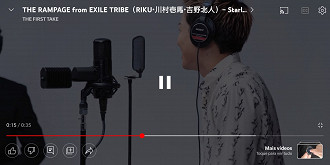 Novo design do reprodutor de vídeos do aplicativo YouTube no Android. Fonte: Vitor Valeri