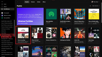 Passo 05 - Como organizar suas playlists em pastas no Spotify. Fonte: Vitor Valeri