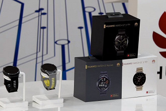 Huawei Watch GT Runner e Watch GT 3 foram apresentado para a imprensa no Brasil (Crédito: Oficina da Net; Adalton Bonaventura)