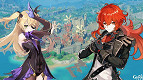 Genshin Impact: novas roupas (outfits, skins) para Diluc e Fischl