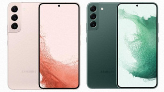 Galaxy S22 e S22 Plus (Crédito: Samsung/Reprodução)