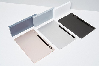 Cores do Galaxy Tab S8 (Crédito: Samsung/Reprodução)