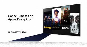 Ganha 3 meses de Apple TV+ grátis (Crédito: LG/Divulgação)