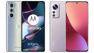 Motorola Edge 30 Pro vs Xiaomi 12 Pro (Crédito: Oficina da Net)