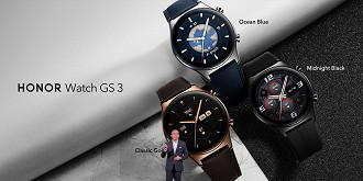 Honor Watch GS 3 apresentado no MWC 2022 (Crédito: Honor/Divulgação)