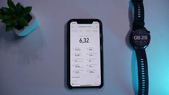 Medições completas no Huawei Health