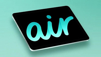 Imagem ilustrativa da nova geração do iPad Air que pode vir com 5G.