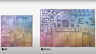 Imagem ilustrativa dos processadores Apple Silicon.