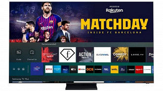 Samsung TV Plus está disponível gratuitamente para TVs da marca (Crédito: Samsung/Reprodução)