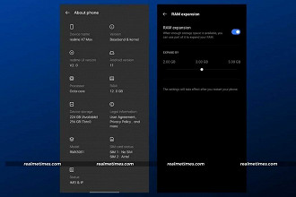 A Realme tem disponibilizado o recurso para celulares premium e também intermediários de custo mais baixo (Crédito: Realme Times/Reprodução)